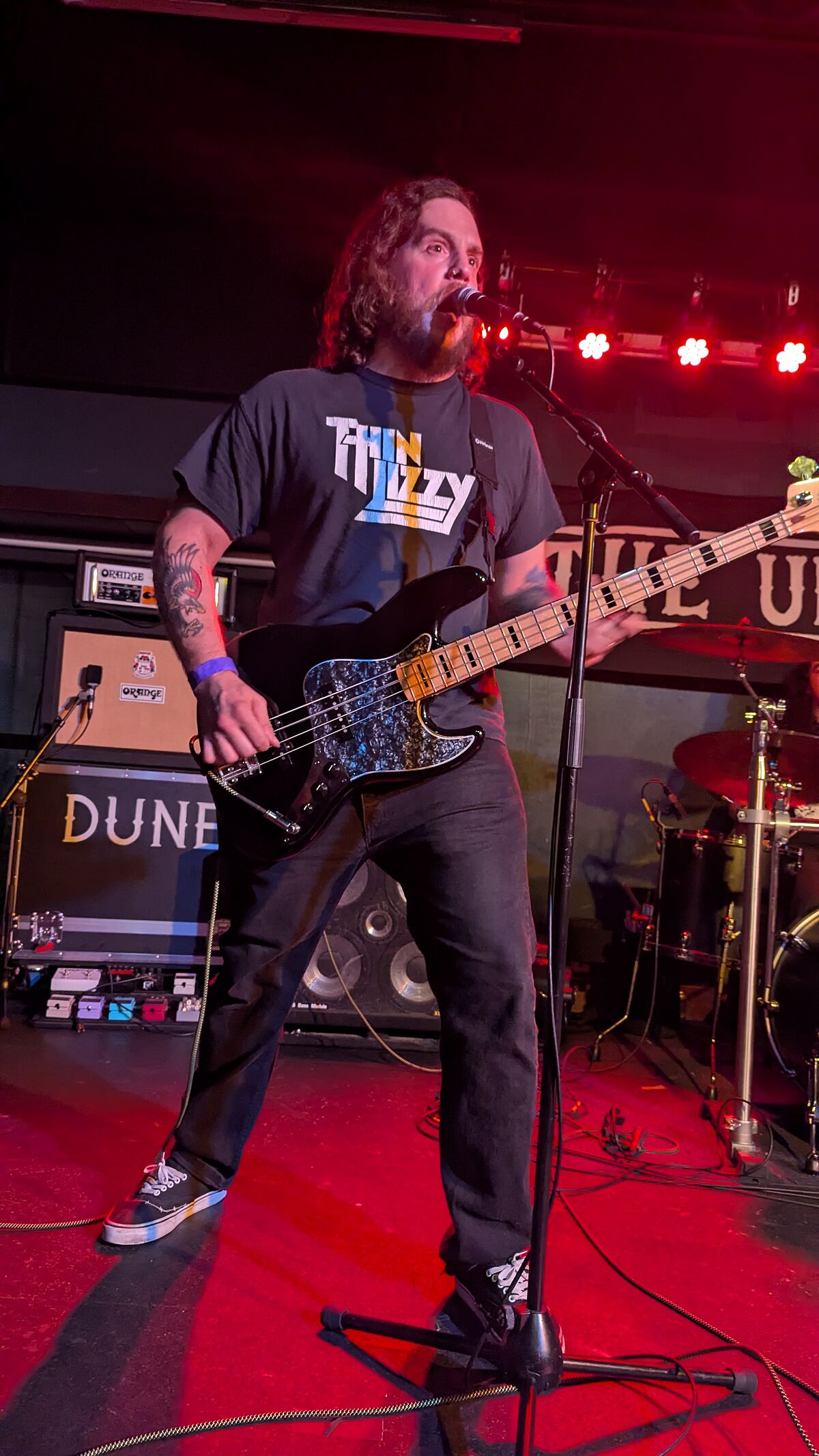 Gudger performing live at The Union on Saturday, July 4, 2026