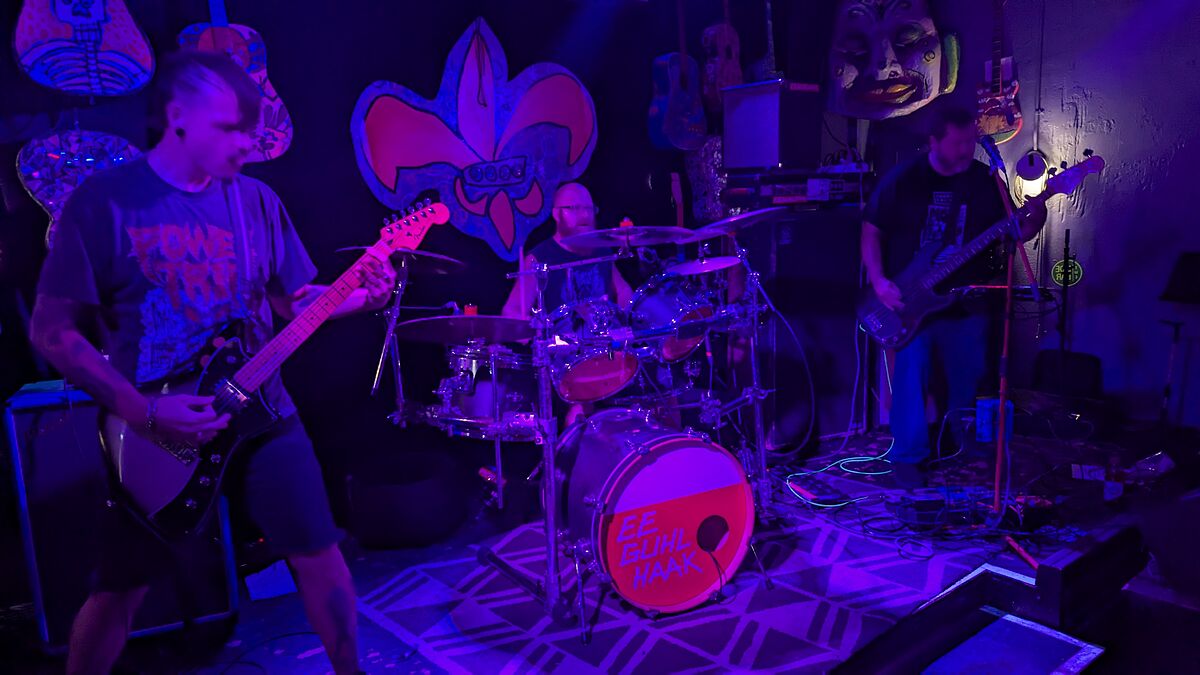 EEGUHLHAAK performing live at Sidebar on Friday, September 4, 2026