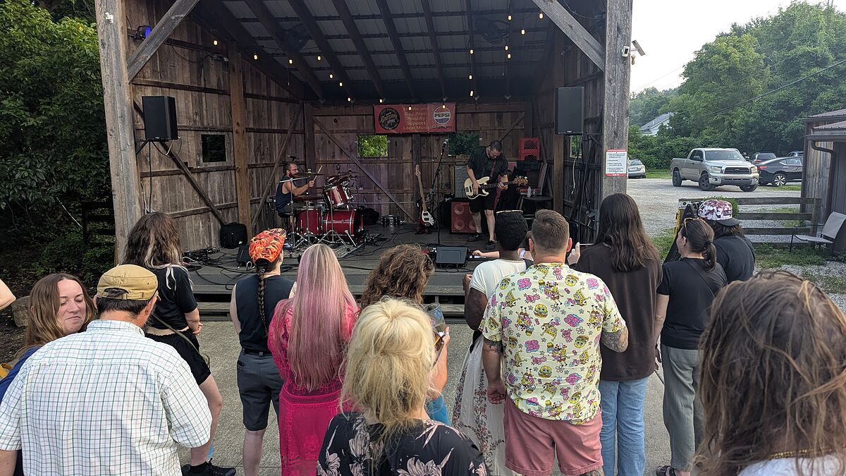 Hellnaw performing live at Eclipse Company Store on Sunday, July 19, 2026