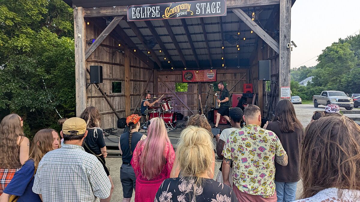 Hellnaw performing live at Eclipse Company Store on Sunday, July 19, 2026